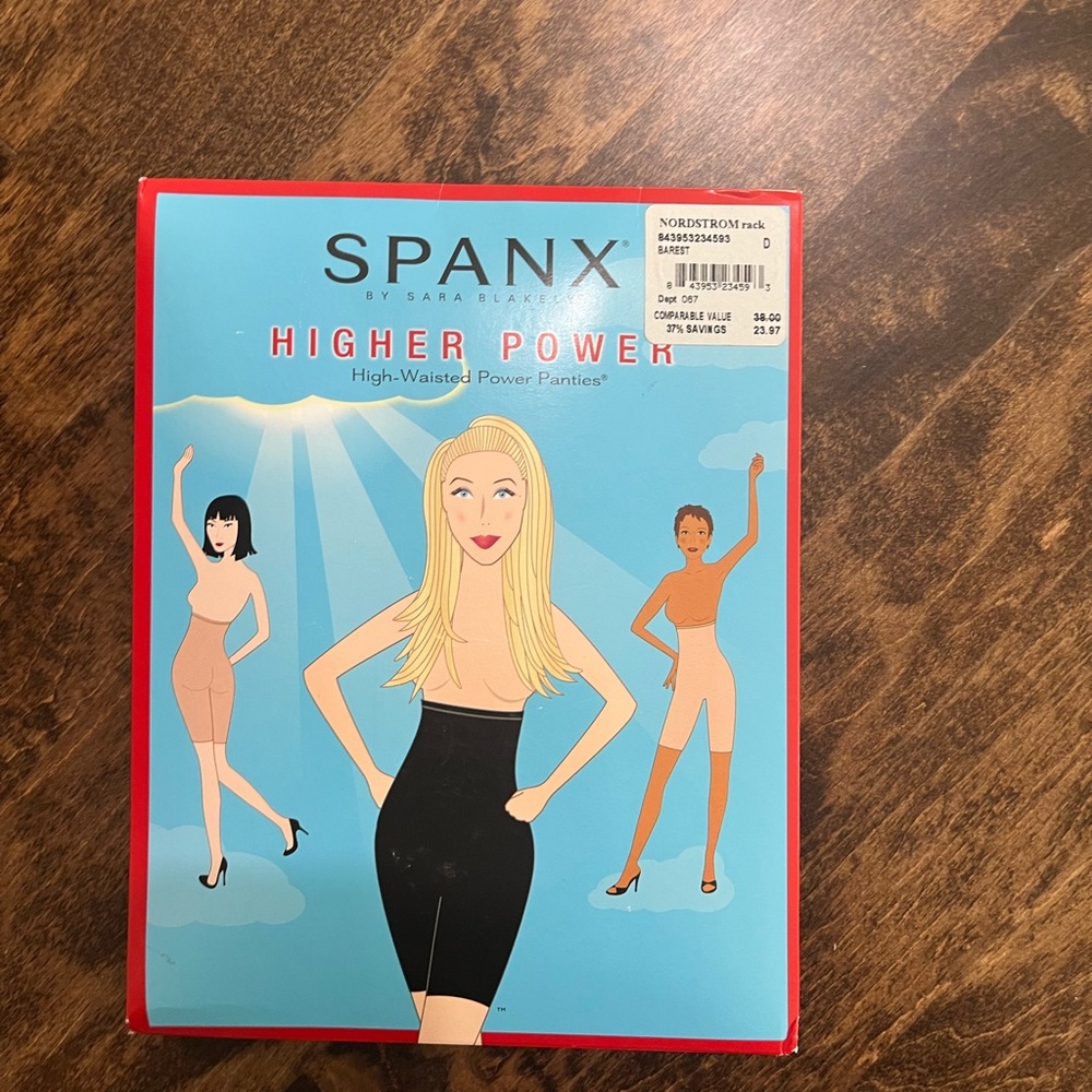 SPANX Higher Power High-Waisted Power Panties - nude